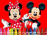 Colorat Mickey Mouse